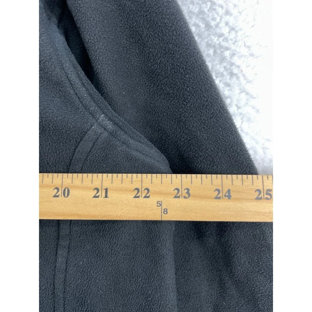 The North Face Full Zip Fleece Jacket Mens L Black Outerwear Activewear Casual